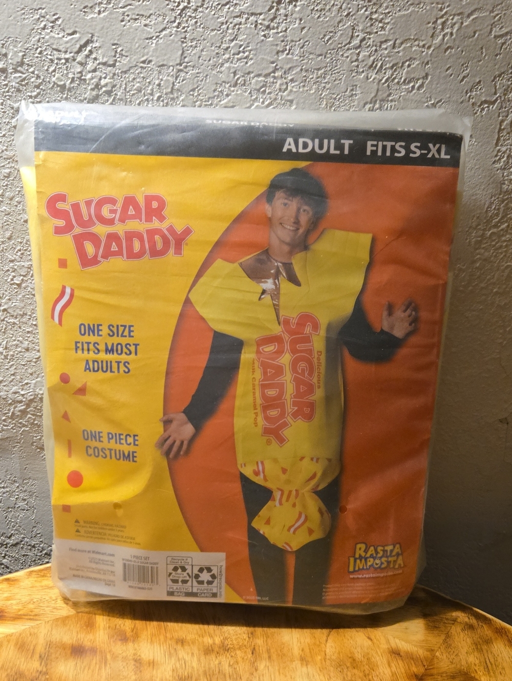 Adult Halloween Costume - Sugar Daddy Candy - Unisex - One Piece - Fits Small-XL